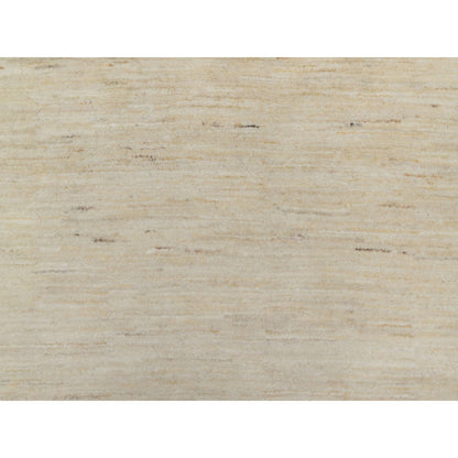 Modern and Contemporary Wool Hand Knotted Rug Ivory 9.10x9.10 -O091307
