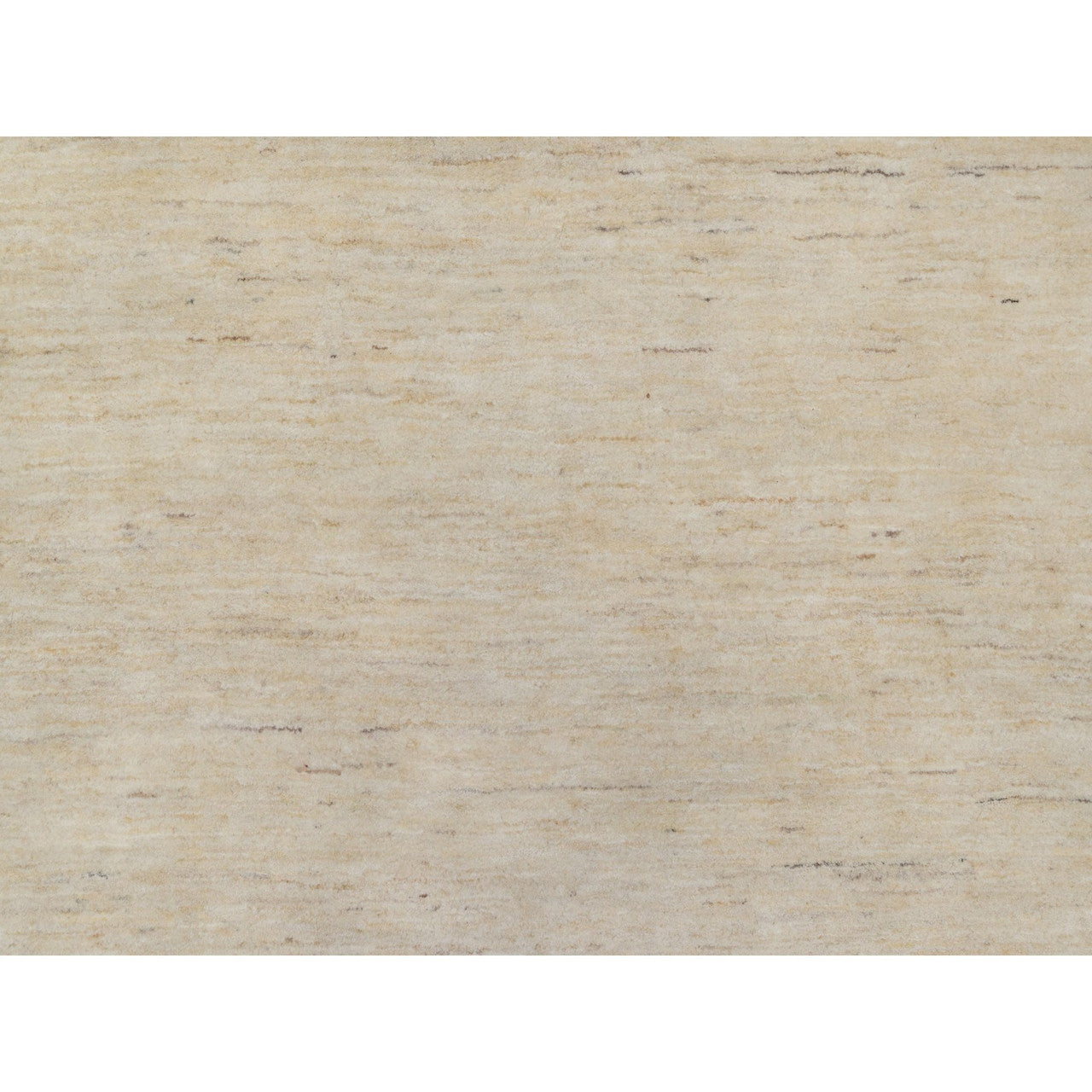 Ivory 8'1" x 15'10" Modern and Contemporary Hand knotted Wool Rug - Sku: O091309