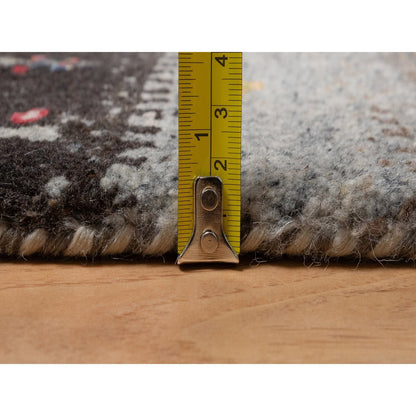 Modern and Contemporary Wool Hand Knotted Rug Ivory 2.0x3.1 -O091328
