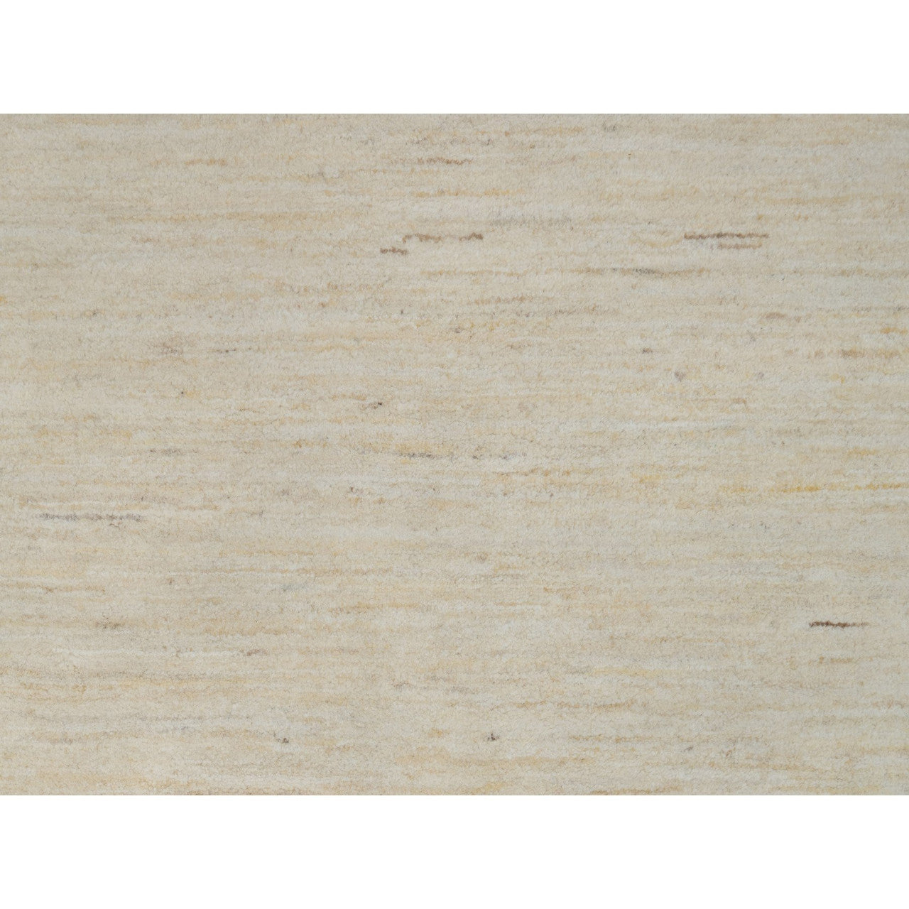 Ivory 8'10" x 11'8" Modern and Contemporary Hand knotted Wool Rug - Sku: O091347