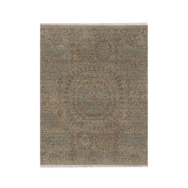 Mamluk Wool Hand Knotted Rug Brown 3.0x3.11 -O091359