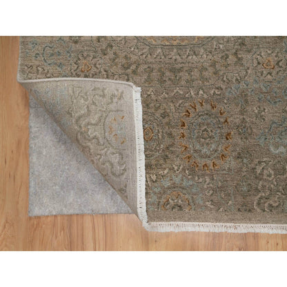 Mamluk Wool Hand Knotted Rug Brown 3.0x3.11 -O091359