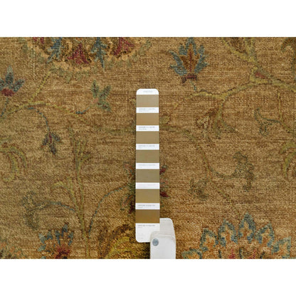 Modern and Contemporary Wool Hand Knotted Rug Brown 5.5x5.10 -O091361