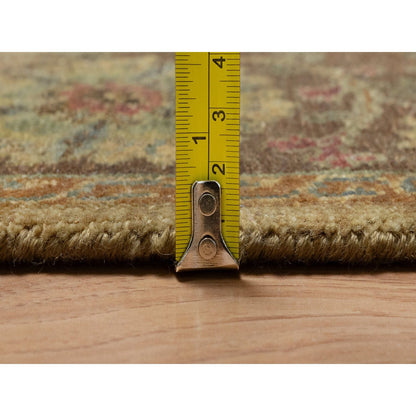 Modern and Contemporary Wool Hand Knotted Rug Brown 5.5x5.10 -O091361