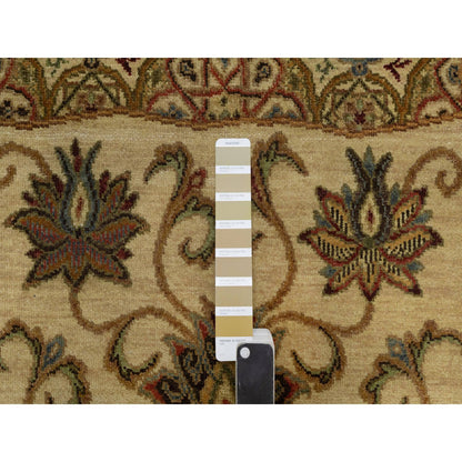 Modern and Contemporary Wool Hand Knotted Rug Brown 5.0x8.2 -O091362