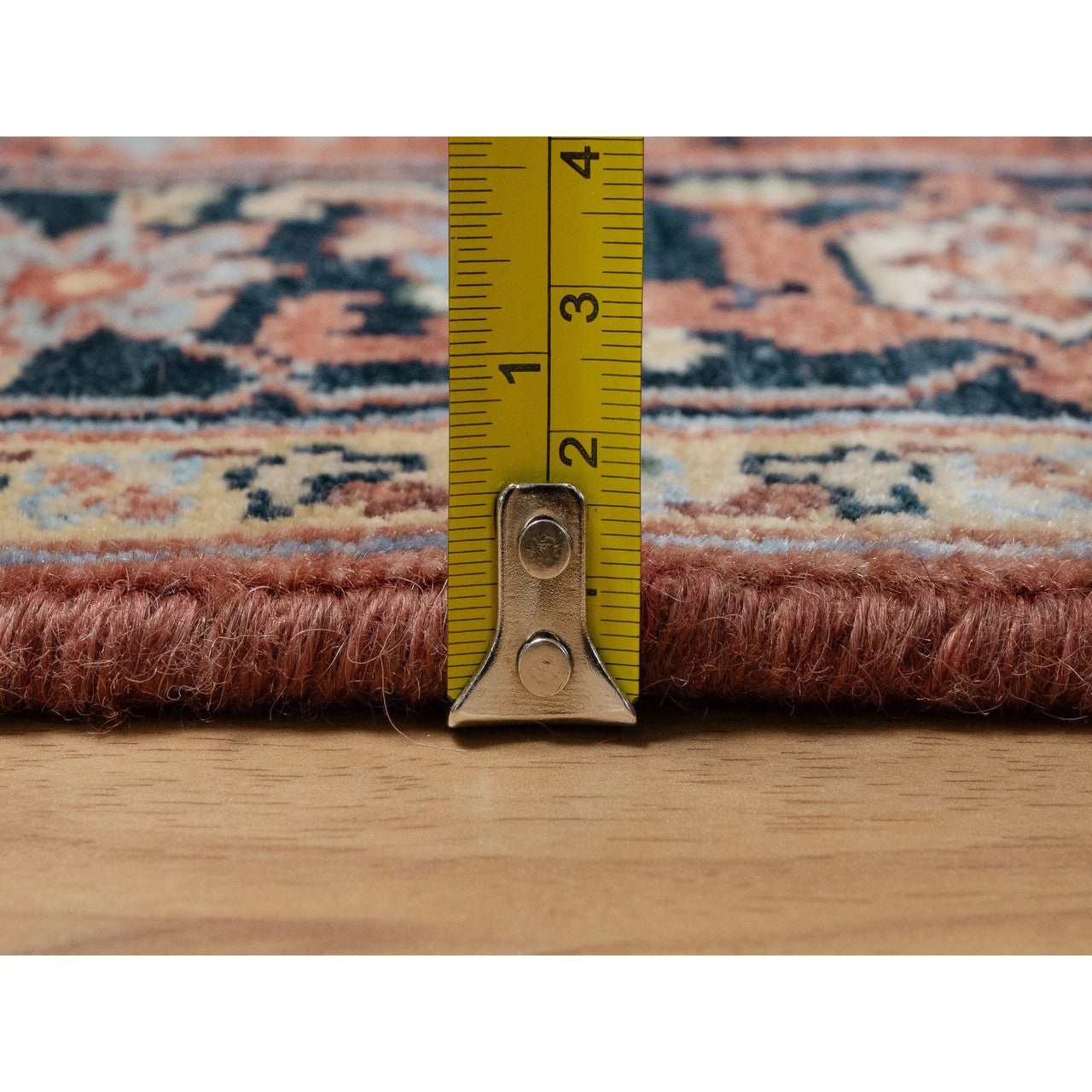 Heriz Wool Hand Knotted Rug Red 3.2x5.2 -O091376