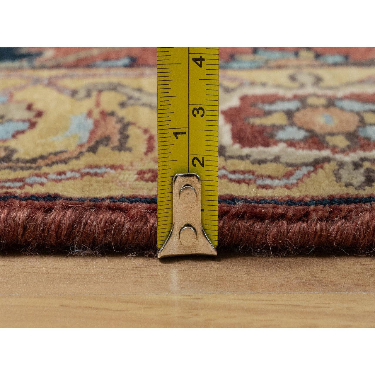 Heriz Wool Hand Knotted Rug Red 2.8x14.1 -O091387
