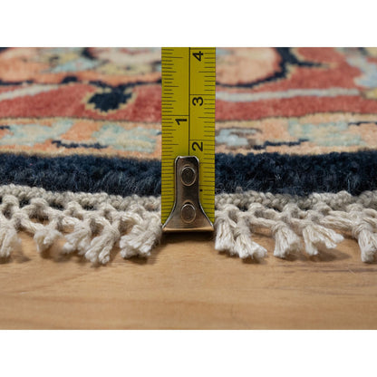 Heriz Wool Hand Knotted Rug Blue 6.0x6.0 -O091391
