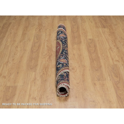 Heriz Wool Hand Knotted Rug Red 6.2x6.2 -O091392