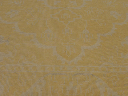 Vintage Erase Design Antique Wash 8'0" x 10'0" Hand-knotted Rug - w1014