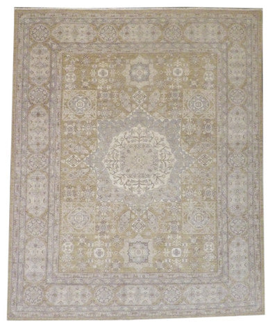 Khotan Chobie White Wash 8'0"x10'0" Hand-knotted Rug -w1022
