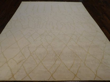 Moroccan Tulu Design 8'0"x10'0" Hand-knotted Rug -W1031