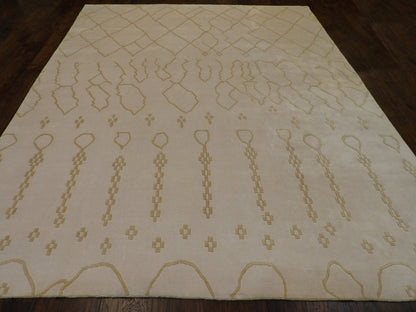 Moroccan Tulu Design 8'0"x10'0" Hand-knotted Rug -W1031