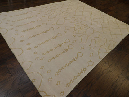 Moroccan Tulu Design 8'0"x10'0" Hand-knotted Rug -W1031