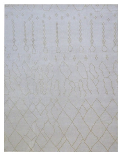 Moroccan Tulu Design 8'0"x10'0" Hand-knotted Rug -W1031