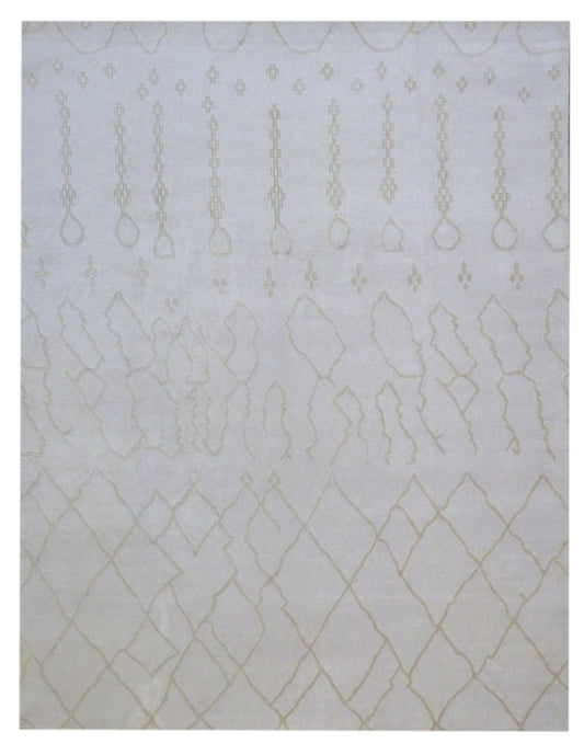 Moroccan Tulu Design 8'0"x10'0" Hand-knotted Rug -W1031