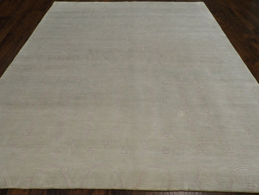 Moroccan Tulu Design 8'0"x10'0" Hand-knotted Rug -W1032
