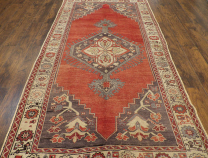 Antique Vintage Anatolian Khorasan 6'0"x10'0" Hand-knotted Rug -W1041