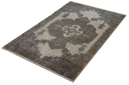 Vintage Overdye 3' x 5' Hand-knotted Rug - W106