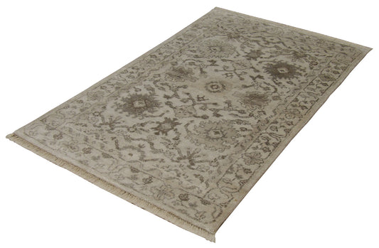 Silky Ziegler Oushak 3'0"x5'0" Hand-knotted Rug -w107