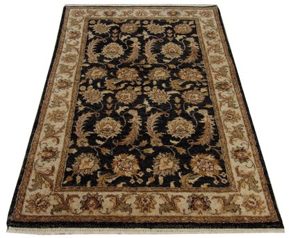 Kashan Ziegler High Twist 3'0x5'0" Hand-knotted Rug -w108