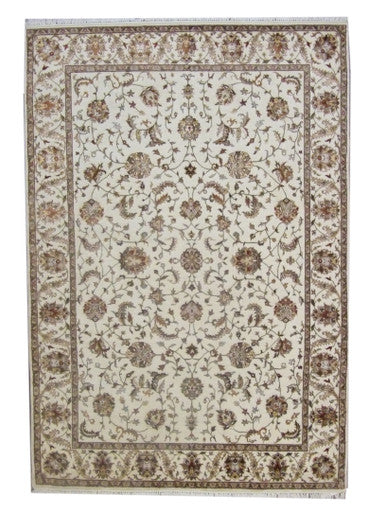 Fine Persian Silky Kashan 5'0"x8'0" Hand-knotted Rug -W11020