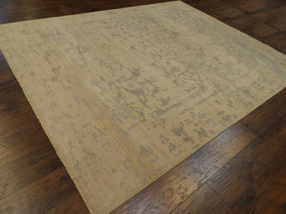 Oushak Chobie Natural-dye 8'0"x10'0" Hand-knotted Rug -w11031