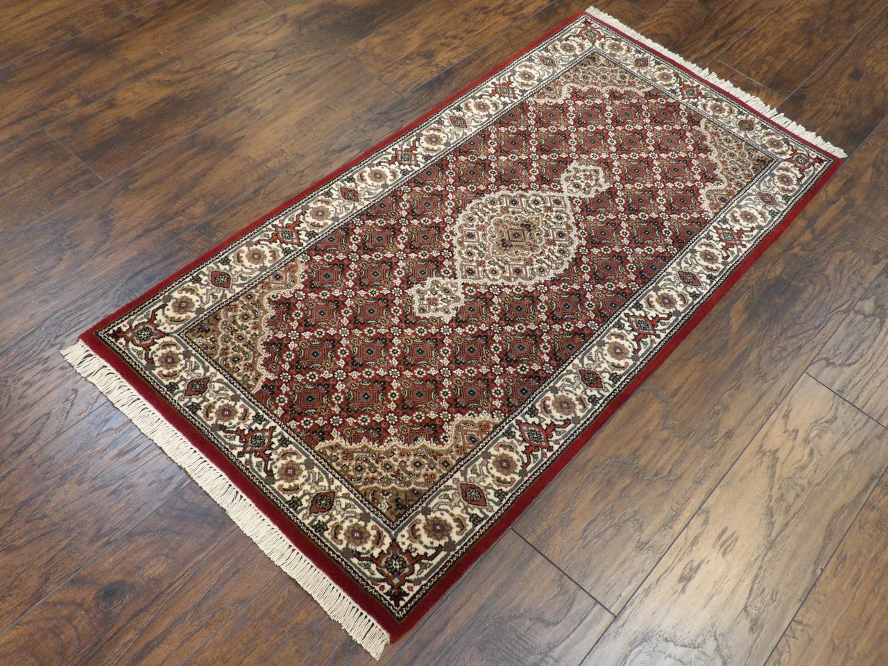 Fine Persian Tabriz 2'0"x4'0" Hand-knotted Rug -w11044