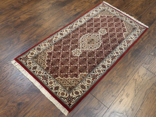 Fine Persian Tabriz 2'0"x4'0" Hand-knotted Rug -w11044