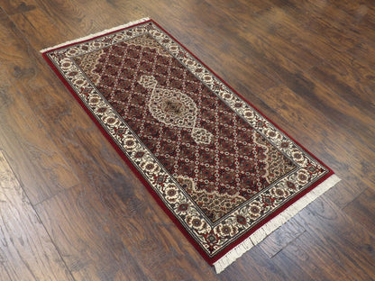Fine Persian Tabriz 2'0"x4'0" Hand-knotted Rug -w11044