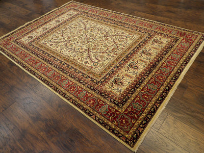 Fine Persian Haji Jalili 6'0"x9'0" Hand-knotted Rug -W11045