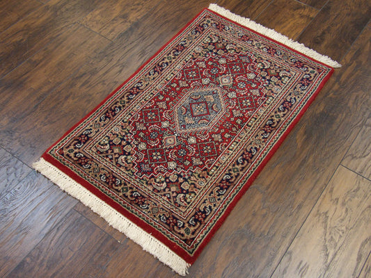 Fine Persian Bidjar 2'0x3'0" Hand-knotted Rug -w11059