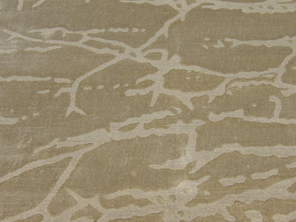Modern Silky Loop Abstract Design Hand-Loom 5'0"x8'0" Hand-loom Rug -W11075