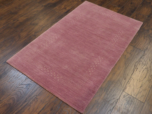 Gabbeh Loom-Knotted 3'0"x5'0" Loom-knotted Rug -w11097
