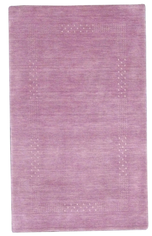 Gabbeh Loom-Knotted 3'0"x5'0" Loom-knotted Rug -w11097