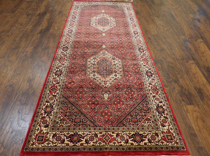 Fine Persian Bidjar 4'0"x10'0" Hand-knotted Rug -W11144