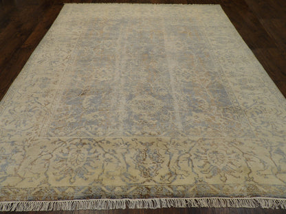 Turk Oushak Natural-dye 8'0"x10'0" Hand-knotted Rug -w11166