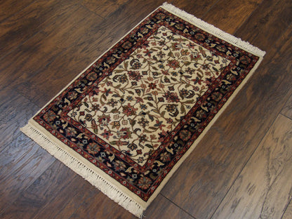 Fine Persian Kashan 2'0"x3'0" Hand-knotted Rug -w11192