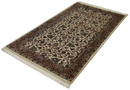 Persian Kashan 3'0"x5'0" Hand-knotted Rug -w11203