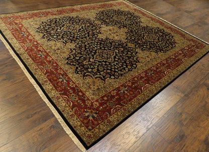 Fine Persian Haji Jalili 8'0"x10'0" Hand-knotted Rug -w11237