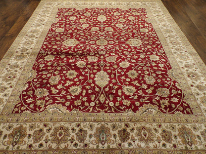 Fine Persian Haji Jalili 8'0"x10'0" Hand-knotted Rug -w11238