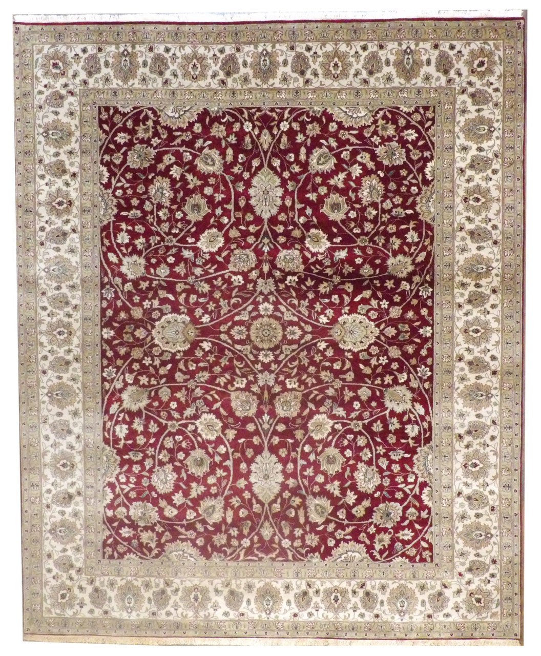 Beige 8'0" x 10'0" Fine Persian Haji Jalili Hand knotted Wool Rug - Sku: w11238