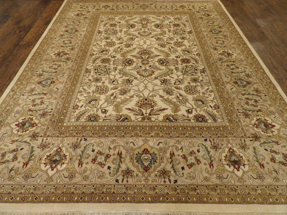 Fine Persian Haji Jalili 8'0"x10'0" Hand-knotted Rug -w11239