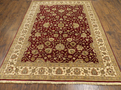 Fine Persian Haji Jalili 5'0"x8'0" Hand-knotted Rug -W11243