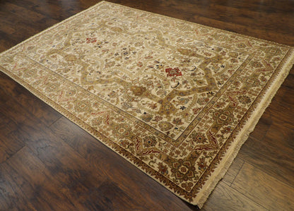 Fine Persian Haji Jalili 6'0"x9'0" Hand-knotted Rug -W11245