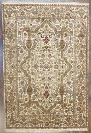 Fine Persian Haji Jalili 6'0"x9'0" Hand-knotted Rug -W11245