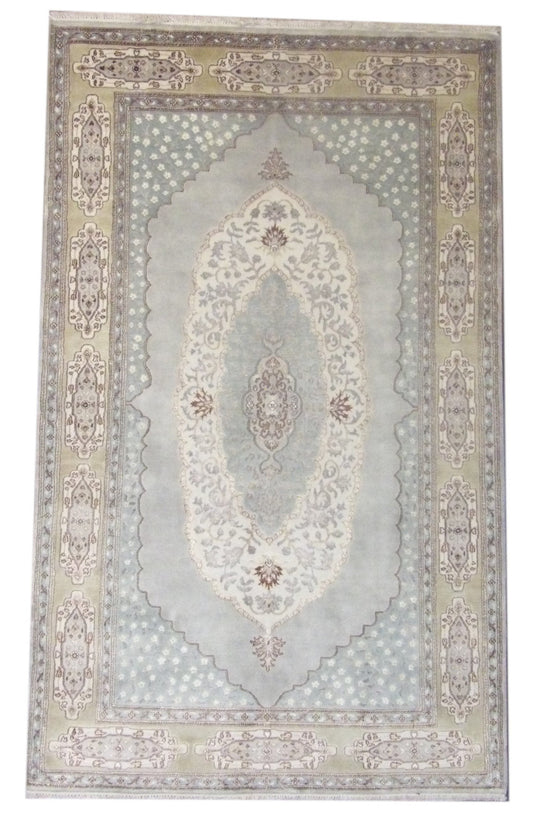 Fine Persian Haji Jalili Tabriz 5'0"x8'0" Hand-knotted Rug -W11249