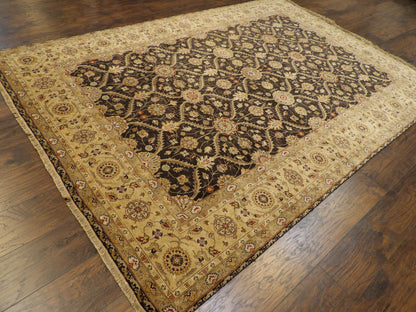 Fine Persian Mashad 7'0"x10'0" Hand-knotted Rug -w11251