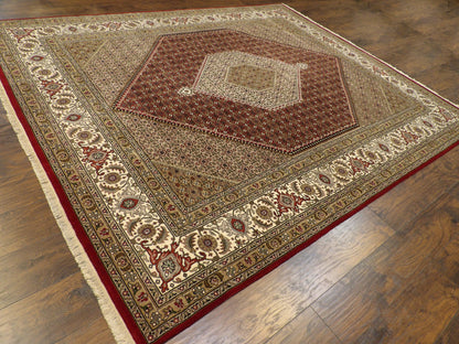 Fine Persian Bidjar Mir 8'0"x10'0" Hand-knotted Rug -w11261