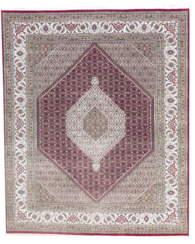 Fine Persian Bidjar Mir 8'0"x10'0" Hand-knotted Rug -w11261